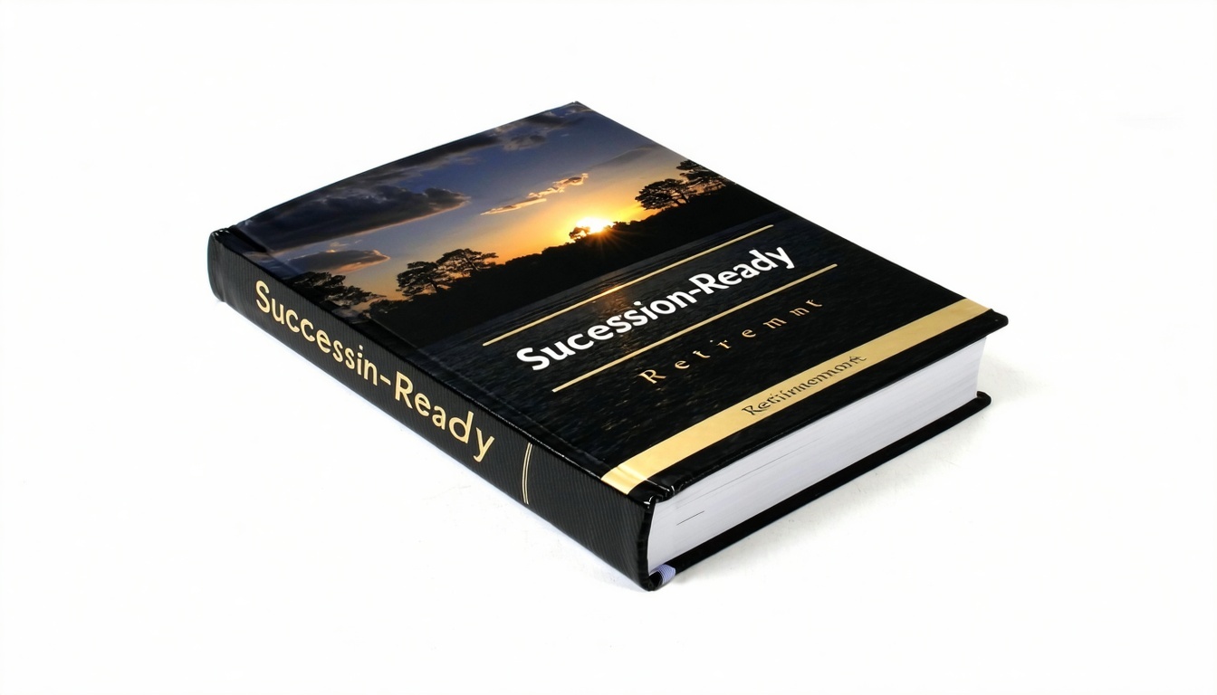 Cover image of the "Succession-Ready" retirement book
